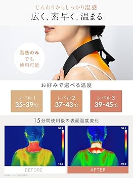 Amazon.co.jp: NIPLUX NECK RELAX 1S ネックケア 温熱 首 肩